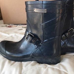 Coach Rubber Rain Boots ☔️